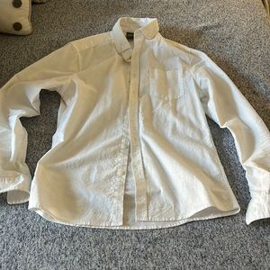 White Oxford style shirt
